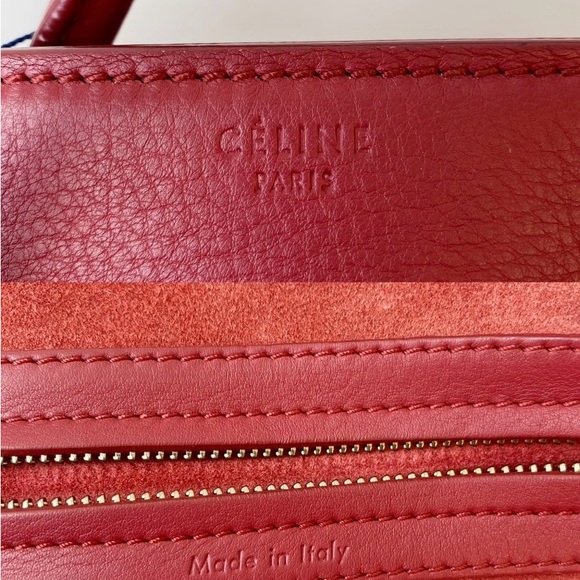 Celine Phantom Luggage Red - Picture 3 of 12